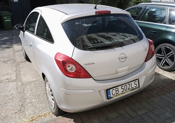 Opel Corsa cena 7000 przebieg: 259158, rok produkcji 2009 z Bydgoszcz małe 79